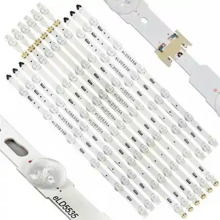 Kit 12 Tiras LED Backlight TV eLD5535 - 634mm/491mm 3V Kit 12 Tiras LED Backlight TV eLD5535 - 634mm/491mm 3V