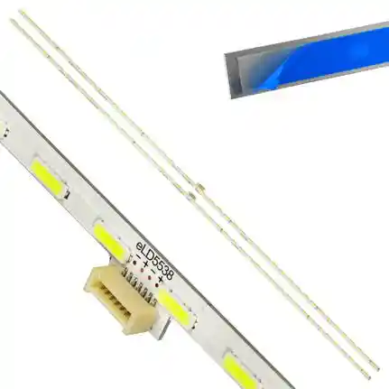 Kit 2 Tiras LED Backlight TV eLD5538 - 600mm 6V Kit 2 Tiras LED Backlight TV eLD5538 - 600mm 6V
