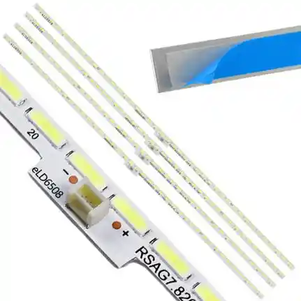 Kit 4 Tiras LED Backlight TV eLD6508 - 355mm 6V Kit 4 Tiras LED Backlight TV eLD6508 - 355mm 6V