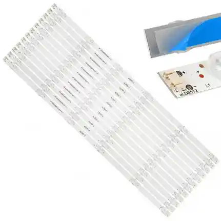 Kit 6 Tiras LED Backlight TV eLD6512 - 617mm 3V Kit 6 Tiras LED Backlight TV eLD6512 - 617mm 3V
