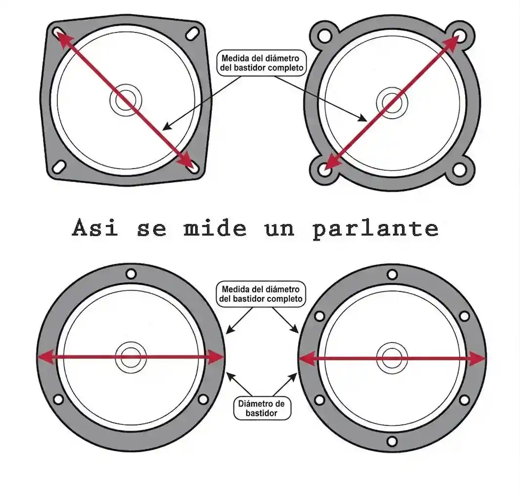 Parlantes Auto Maverick 6,5 Pulgadas 60w Triaxial MV10650
