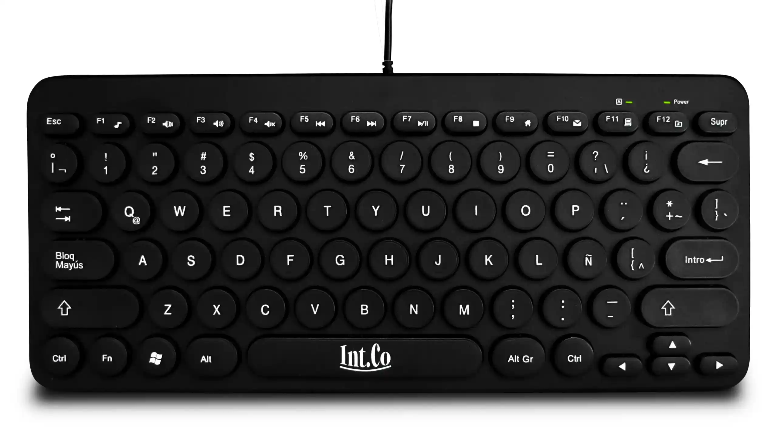 Mini Teclado USB Compacto 78 Teclas RDK-102 | Portátil Oficina Viaje