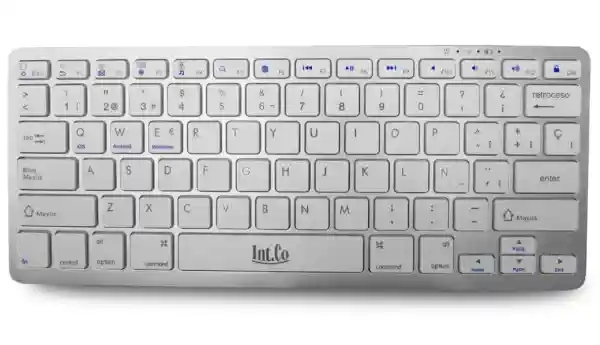 Teclado Inalámbrico Bluetooth Slim Recargable USB-C RDK-902 Español